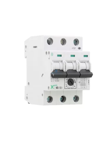 Eaton 248407 z-ms-1.6/3 interruptor proteccion motor 3 polos 1.00-1.60a